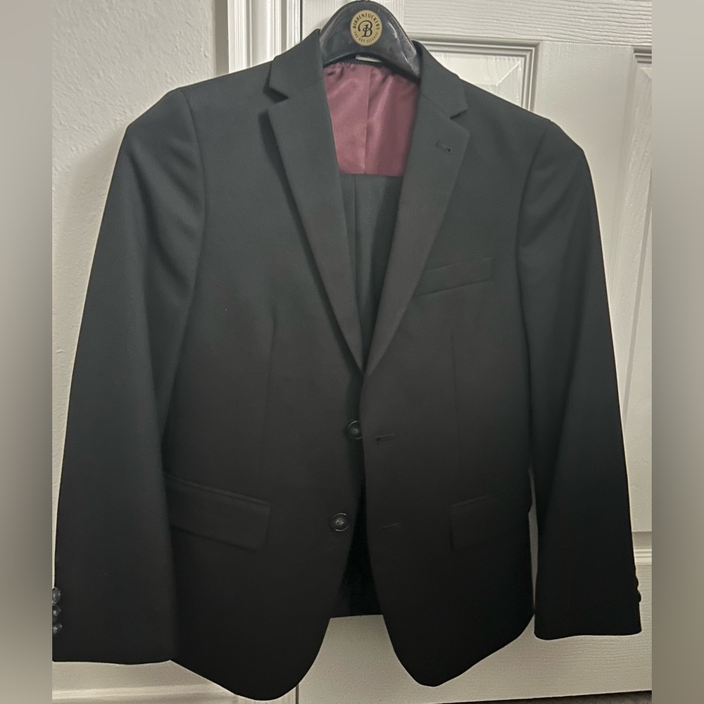 Boys’ Joseph Abboud Black Suit (Jacket/Pants)